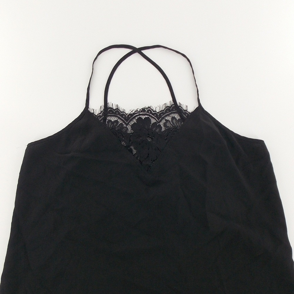 Express Camisole Lace Trim Strappy‎ Women Medium Black